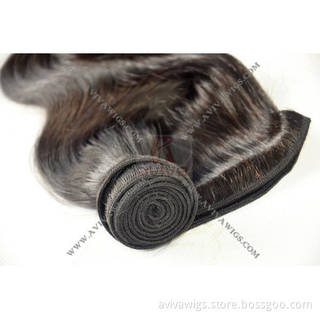 Unprocessed Natural Human Hair Weft with #2